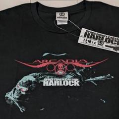 宇宙海賊 キャプテンハーロック スカルTシャツ Lサイズ 古着