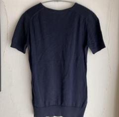 【80s】JOHN SMEDLEY Vネックニット L セーター ネイビー旧タグ 美品JOHN SMEDLEY ダークネイビーVネックセーター L