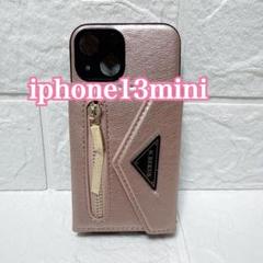 iPhone 13Mini 対応ケース財布付きケース カード入れ 背面手帳型