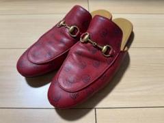 GUCCI レッド グッチゴースト　ミュール　9