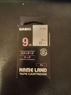CASIO NAME LAND テープカートリッジ 9mm 白のサムネイル