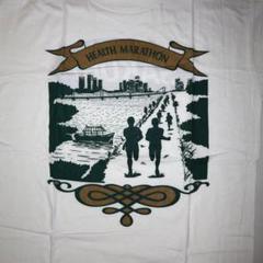 【未使用】ご当地マラソンＴシャツ③ SAKURA HEALTH マラソンＬサイズ