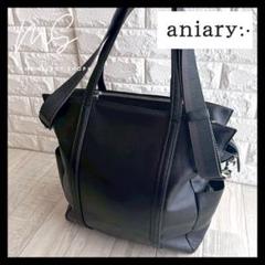 極美品 aniary アニアリ 2way 本革トートバッグ 黒 A4可 極美品 aniary アニアリ 2way 本革トートバッグ 黒 A4可 - メルカリ