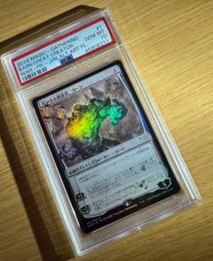【通販 人気】 PSA10】灯争大戦 プレリfoil 大いなる創造者、カーン(日本アート マジック：ザ・ギャザリング