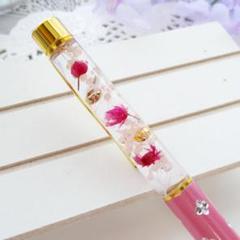 ♥キラキラ&大人可愛い♥スターフラワーミニのハーバリウムボールペン