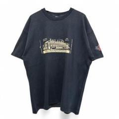 古着 90s アート シングルステッチ USA製 Tシャツ ブラック 447