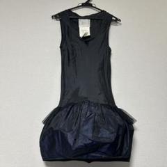サカイ sacai ノースリーブ ワンピース ミニドレス ブラック 異