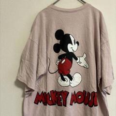 Tシャツ ブラック　XLサイズ　バックプリント　ギルダン　Mickey 古着