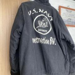 42 ヒューストン　デッキジャケット　seabees 海軍　navy シービーズ 42 ヒューストン デッキジャケット seabees 海軍 navy
