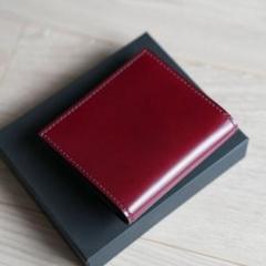 新品。otohaci ミニ財布 コードバン ブライドルレザー
