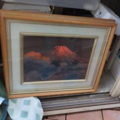 FARRE 油彩画 女性と陶器 木製フレーム 富士山 油彩画 木製フレーム - メルカリ
