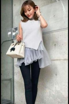 zip bicolor knit dress – shéller / シェリエ