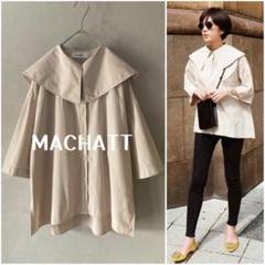 マチャットMACHATT 24SS メタリックパフブラウスゴールド マチャットMACHATT 24SS メタリックパフブラウスゴールド レディース