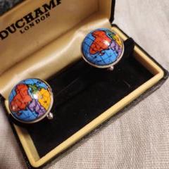 DUCHAMP ドゥシャン　カフリンクス　ブルー DUCHAMP ドゥシャン カフリンクス ブルー - メルカリ