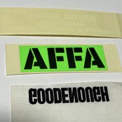 AFFA ステッカー5枚セット シール 藤原ヒロシ 高橋盾 HF JONIO AFFA ステッカー5枚セット シール 藤原ヒロシ 高橋盾 HF JONIO
