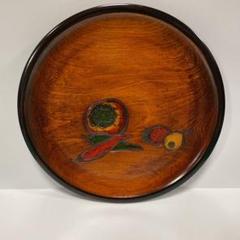 岡山特産 烏城彫 烏城塗 丸盆 飾り盆 漆器 工芸品 - メルカリ