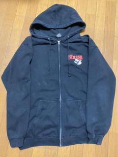 496【リバーシブル】ステューシー♤刺繍ロゴ　フルジップ　パーカー　希少 2025年最新】stussy パーカー 刺繍の人気アイテム - メルカリ