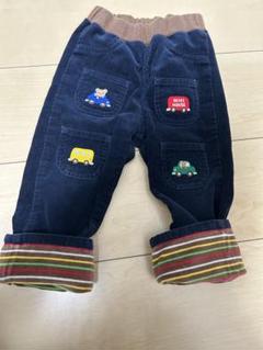 MIKI HOUSE ネイビー 車刺繍 パンツ