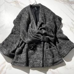 極美品 タエアシダ TAE ASHIDA ポンチョ コート ベルト付き ゆったり jun ashida×TAE ASHIDA | ONLINE STORE
