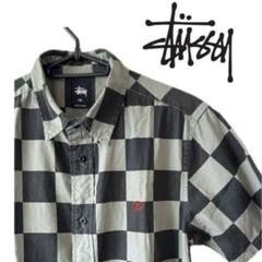 Stussy 半袖チェックシャツ Mサイズ STUSSY ステューシー 半袖シャツ チェックシャツ タータン