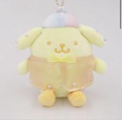 新品ポムポムプリン しゃぼん玉ドリーム むにゅぐるみマスコットぬいぐるみ