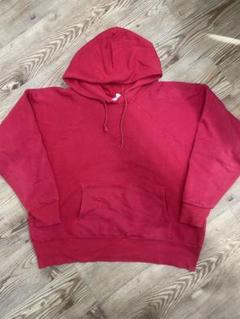 50〜60s ダブルフェイスジップアップパーカー　鬼フェード　2トーン 60s ダブルフェイス SWEAT ジップ パーカー 茄子紺 フェード