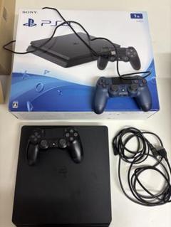 PS4 本体 1TB CUH-2000B 箱付き コントローラー2個 動作確認済