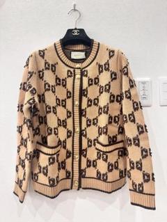 GUCCI キッズ用サイズ4(110/56) ロゴジャガードニット