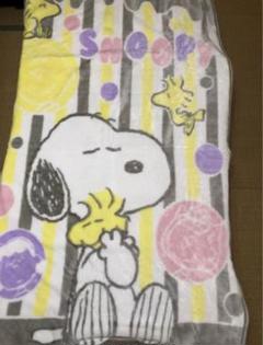 ③新品Ｂ品　スヌーピー マイヤーハーフケット