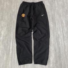 00s NIKE ナイロンパンツ　マンチェスターユナイテッド　黒　 Mサイズ 00s NIKE ナイロンパンツ マンチェスターユナイテッド 黒 M