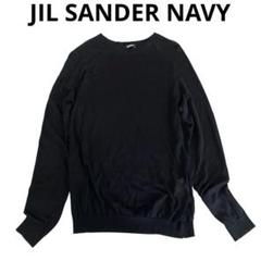 JIL SANDER NAVY ジルサンダー　サマーニットセーター　長袖