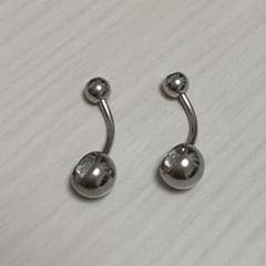 ボディピアス 14G へそピアス