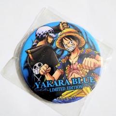 ONEPIECE・輩缶バッジBLUE・ルフィ＆ロー・アニメイト限定
