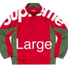 Supreme Shoulder Logo Track Jacket Red L