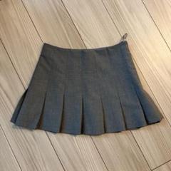 ZARA プリーツスカート　グレーのサムネイル