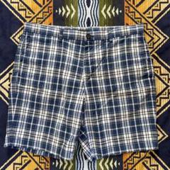 BANANA REPUBLIC AIDEN チェックショートパンツ　36インチ