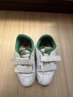 NIKE ホワイト/グリーンスニーカー子供用