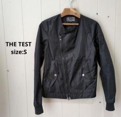 ザテスト THE TEST ライダースジャケット メンズ 裏地付 両ジップ 黒S