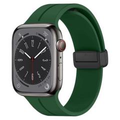 コンパチブル アップルウォッチ バンド 41mm 40mm 38mm 緑