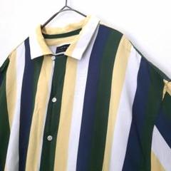 ZARA ザラ リラックスフィット 半袖シャツ ストライプ XL