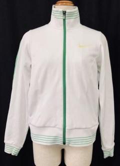 美品 ナイキ NIKE スウェット ジャージ レディース ホワイト グリーン