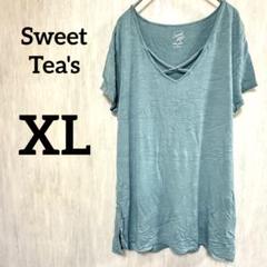 Sweet Tea's by Pink Rose【XL】Tシャツ 半袖 トップス