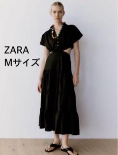 ZARAザラ★オープンショルダーポプリンワンピースドレス★XS★ 2025年最新】オープンショルダーポプリンワンピースの人気