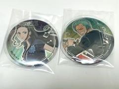 ONE PIECE USJ トレーディング缶バッジ ゾロ ロビン セット