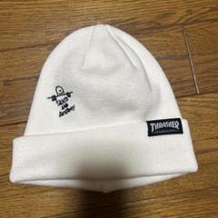 THRASHER ニット帽 ホワイトのサムネイル