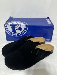 大人気】BIRKENSTOCK 26 LONDON サボサンダル レザー 黒 - メルカリ