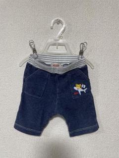 ミキハウス ズボン 飛行機 刺繍 80
