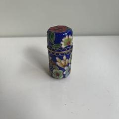 七宝焼の小物入れ　レトロ　中国