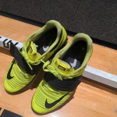 Nike ロマレオス3 パワーリフティングシューズ イエロー ベルクロ　27cm Nike ロマレオス3 パワーリフティングシューズ イエロー