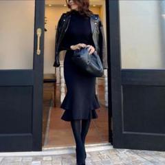 SYSORUS×akko3839 タイトラッフルニットスカート シソラス 38